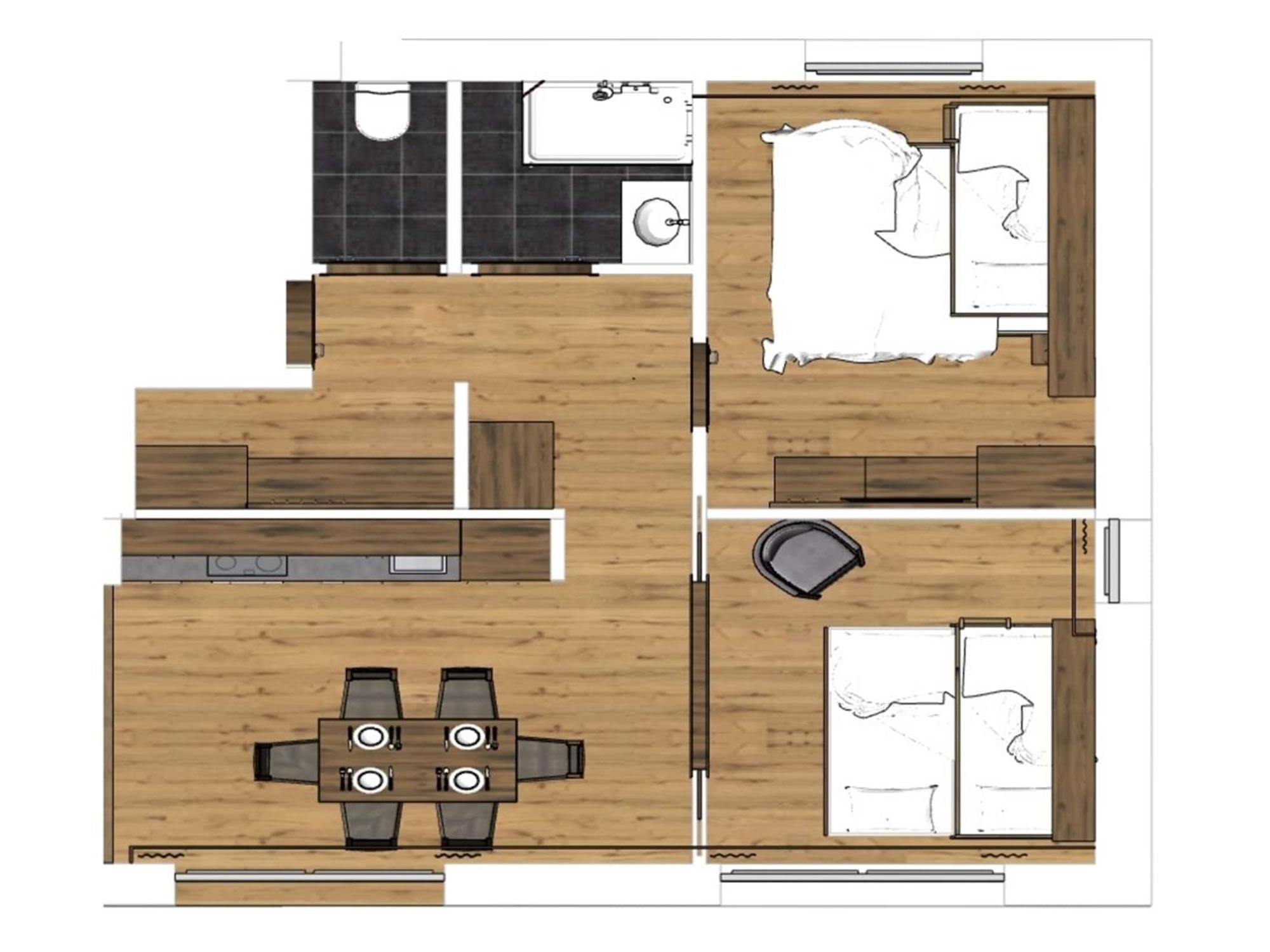Large Apartment In Sankt Georgen With Balcony Fürstau Exterior foto